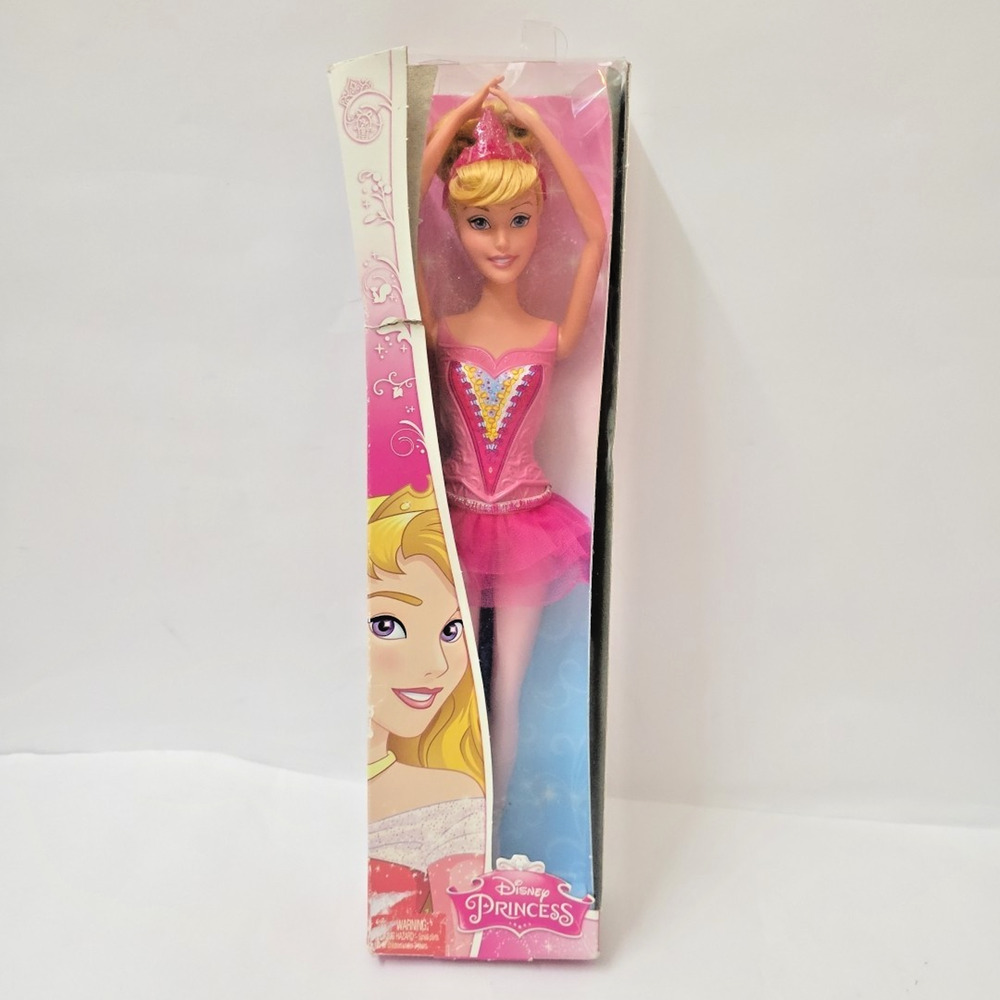 Disney Princess Aurora 12 Inch Ballerina Doll Pink Outfit NIB
